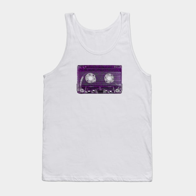 Purple Tape Tank Top by Yourex